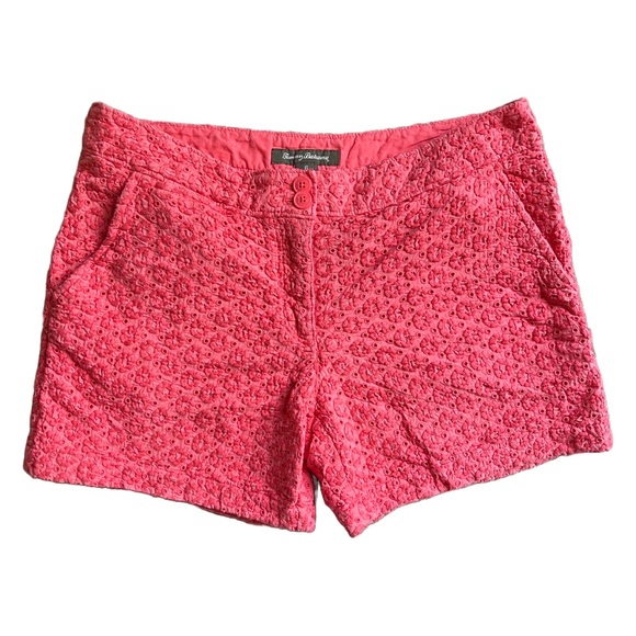 Tommy Bahama⎮Eugenia Cotton Shorts in Coral⎮6 - Picture 1 of 10
